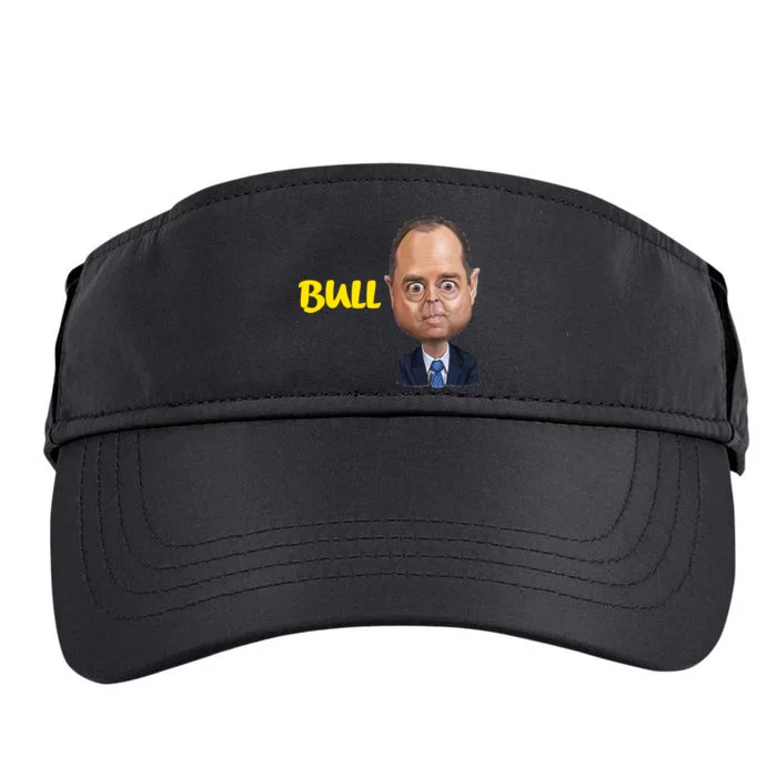 Funny Bull Schiff Meme Adam Schiff Adult Drive Performance Visor