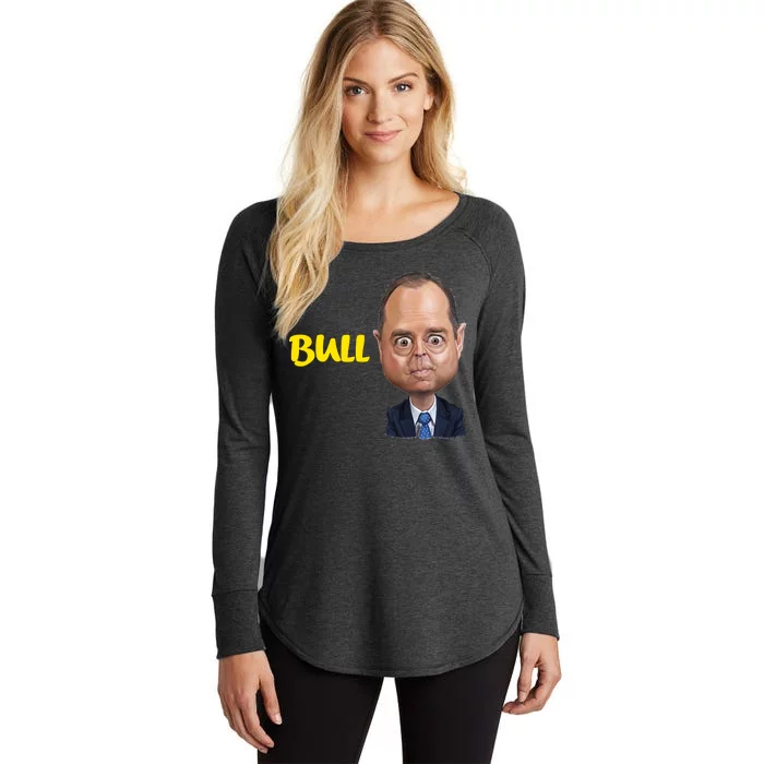 Funny Bull Schiff Meme Adam Schiff Women's Perfect Tri Tunic Long Sleeve Shirt