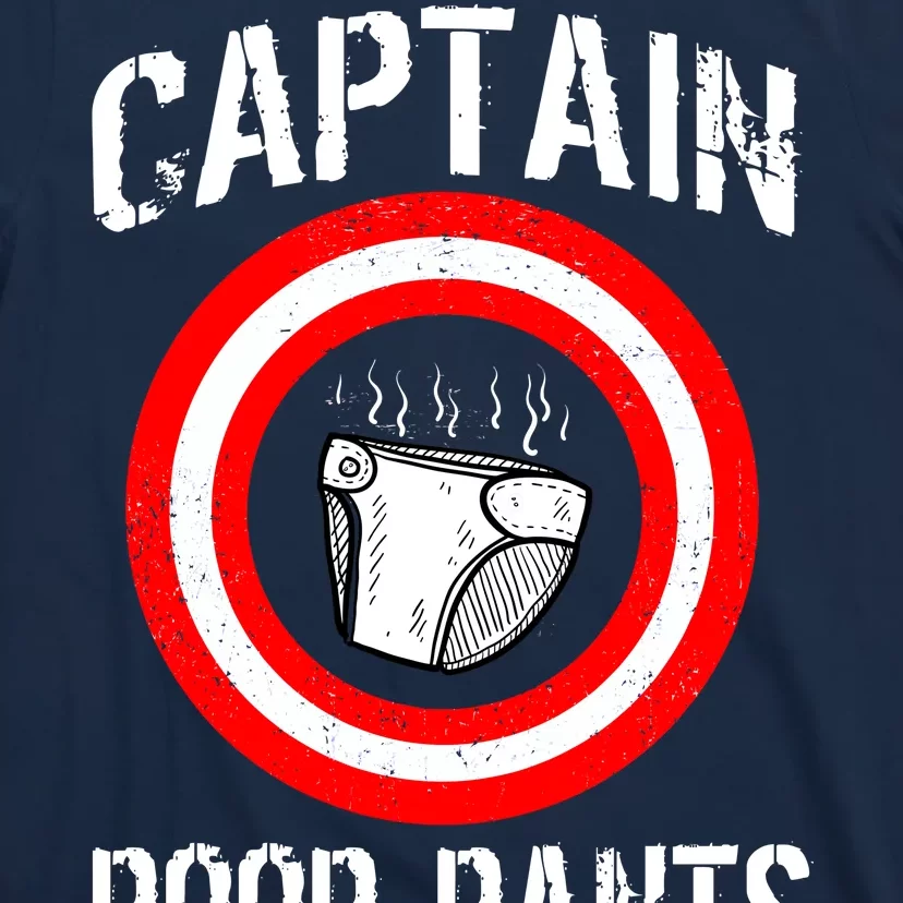 Funny Captain Poop Pants T-Shirt