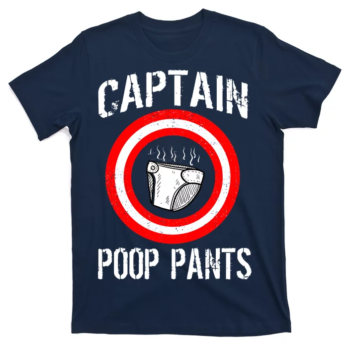 Funny Captain Poop Pants T-Shirt