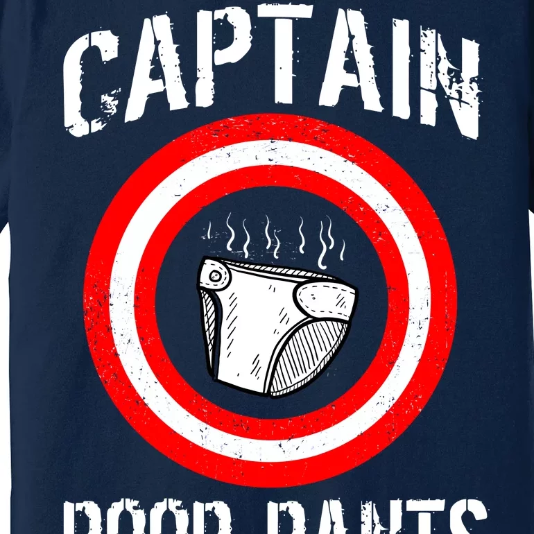 Funny Captain Poop Pants Premium T-Shirt