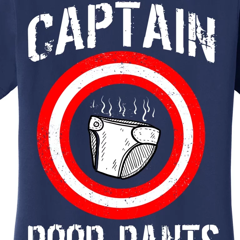 Funny Captain Poop Pants Women's T-Shirt