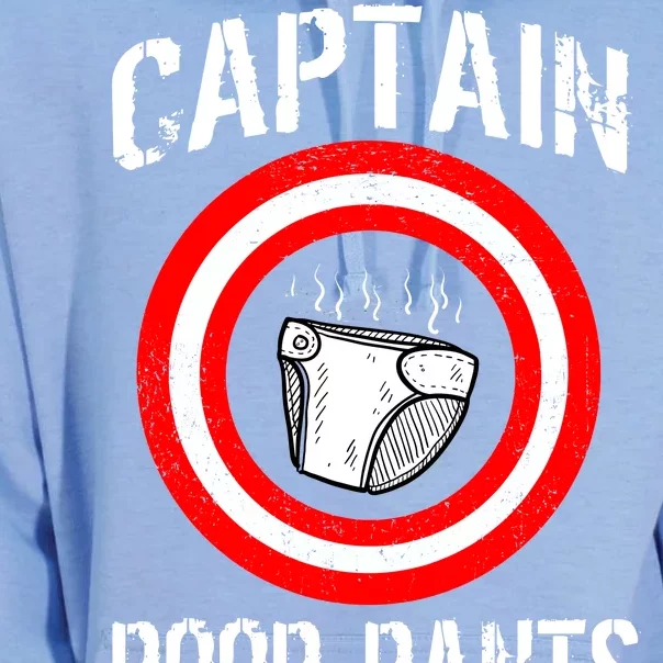 Funny Captain Poop Pants Unisex Surf Hoodie