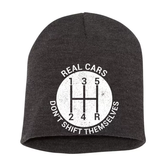 Funny Car Stick Shift Short Acrylic Beanie