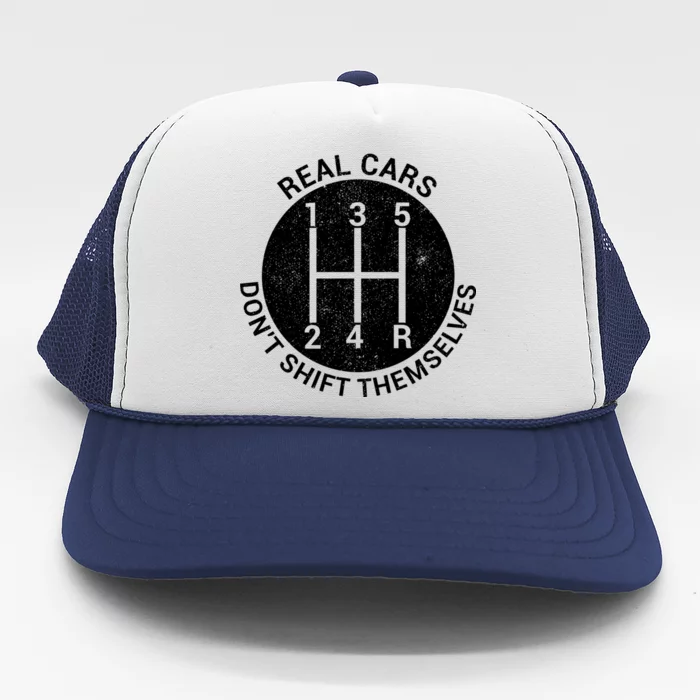 Funny Car Stick Shift Trucker Hat