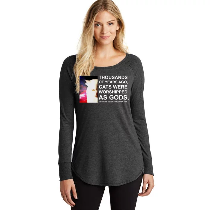 Funny Cat - Fluff You Fluffin Fluff Women's Perfect Tri Tunic Long Sleeve Shirt