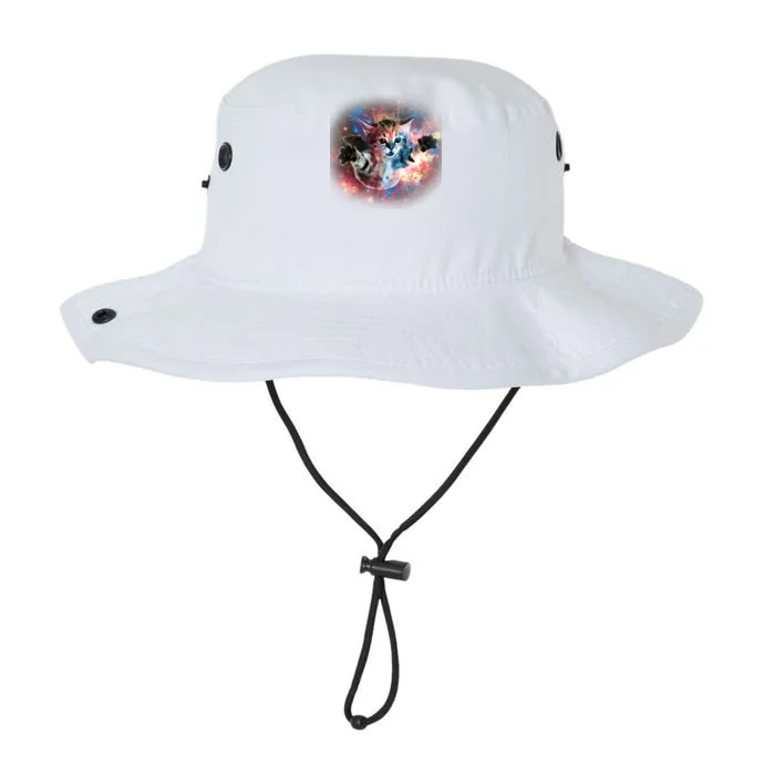 Funny Cat Floating In Space Legacy Cool Fit Booney Bucket Hat