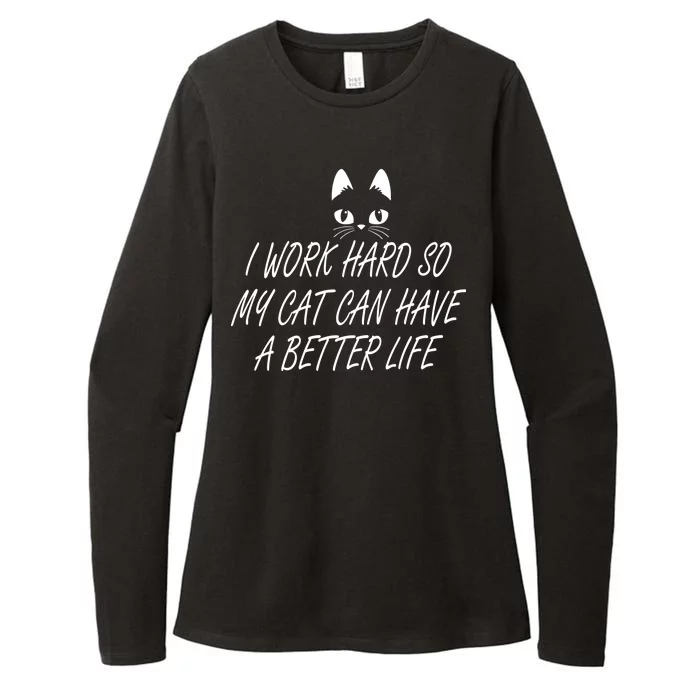 Funny Cat Meme Womens CVC Long Sleeve Shirt