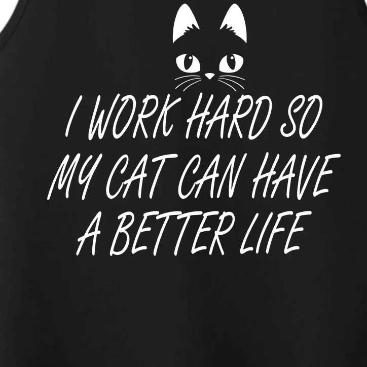 Funny Cat Meme Performance Tank