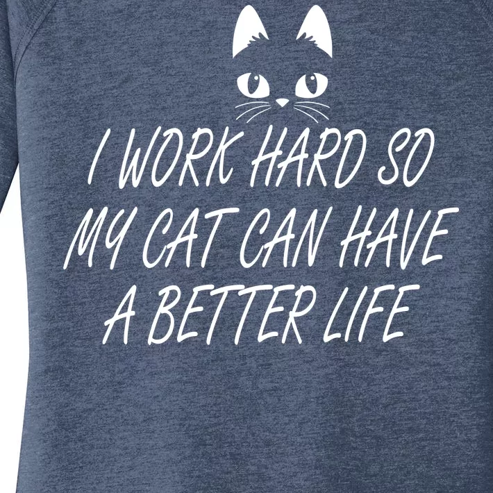 Funny Cat Meme Women's Perfect Tri Tunic Long Sleeve Shirt