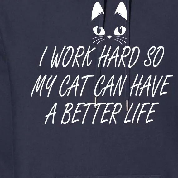 Funny Cat Meme Premium Hoodie