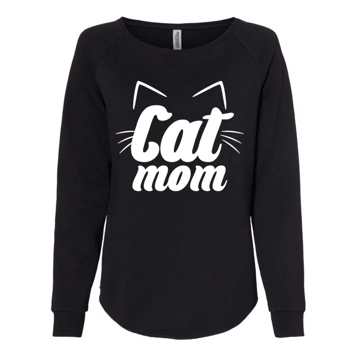 Funny Cat Mom  Cat Lover Womens California Wash Sweatshirt