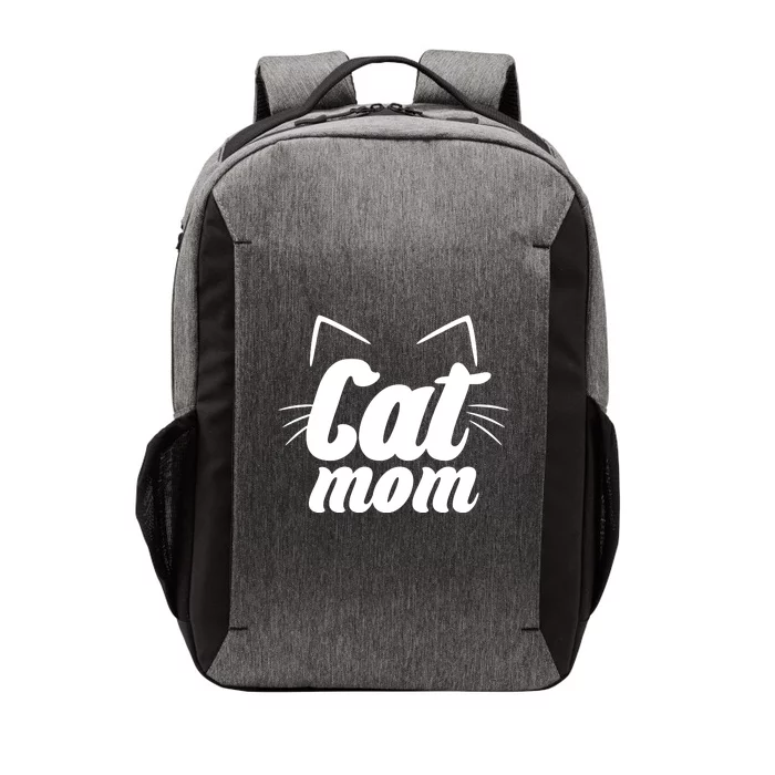 Funny Cat Mom  Cat Lover Vector Backpack