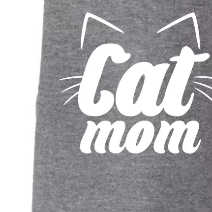 Funny Cat Mom  Cat Lover Doggie 3-End Fleece Hoodie