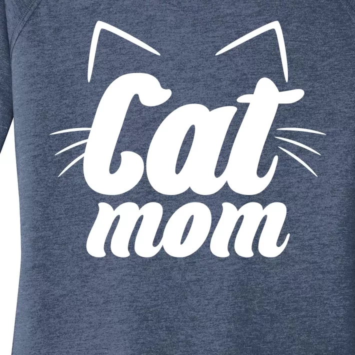 Funny Cat Mom  Cat Lover Women's Perfect Tri Tunic Long Sleeve Shirt