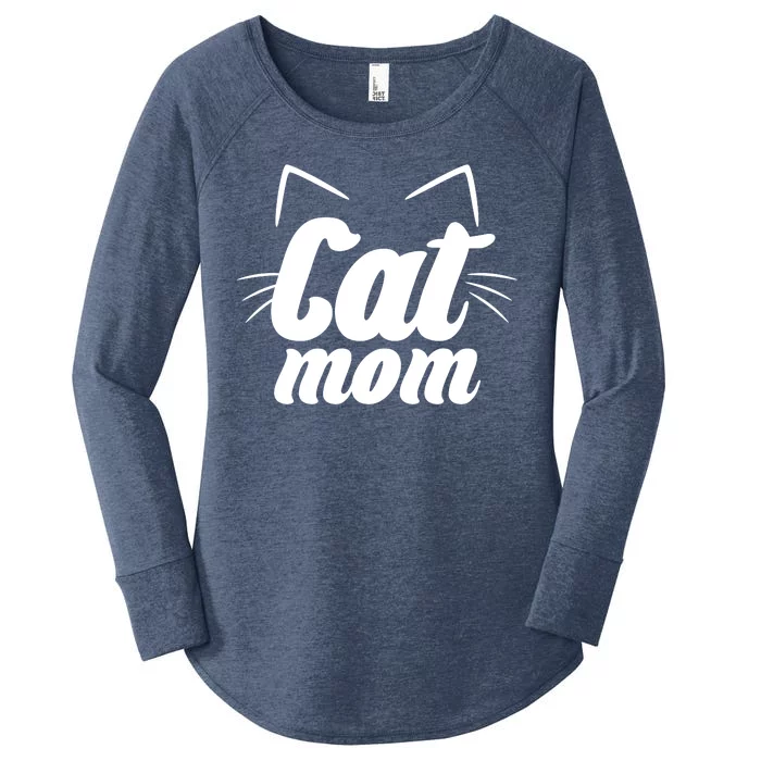 Funny Cat Mom  Cat Lover Women's Perfect Tri Tunic Long Sleeve Shirt