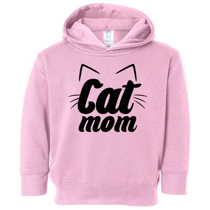 Funny Cat Mom  Cat Lover Toddler Hoodie