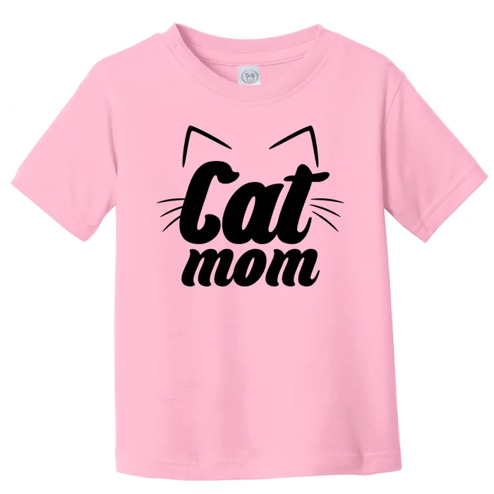 Funny Cat Mom  Cat Lover Toddler T-Shirt