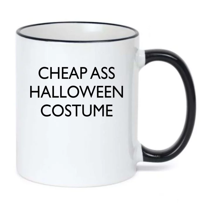 Funny Cheap Ass Halloween Costume Black Color Changing Mug