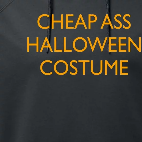 Funny Cheap Ass Halloween Costume Performance Fleece Hoodie