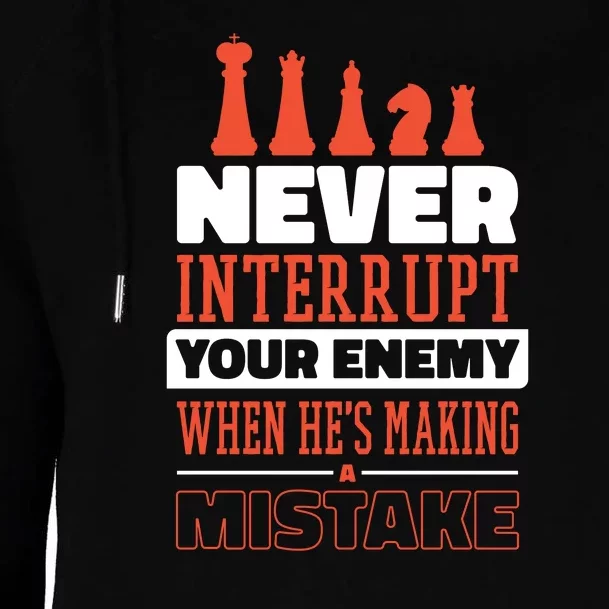 Funny Chess Quote Womens Funnel Neck Pullover Hood