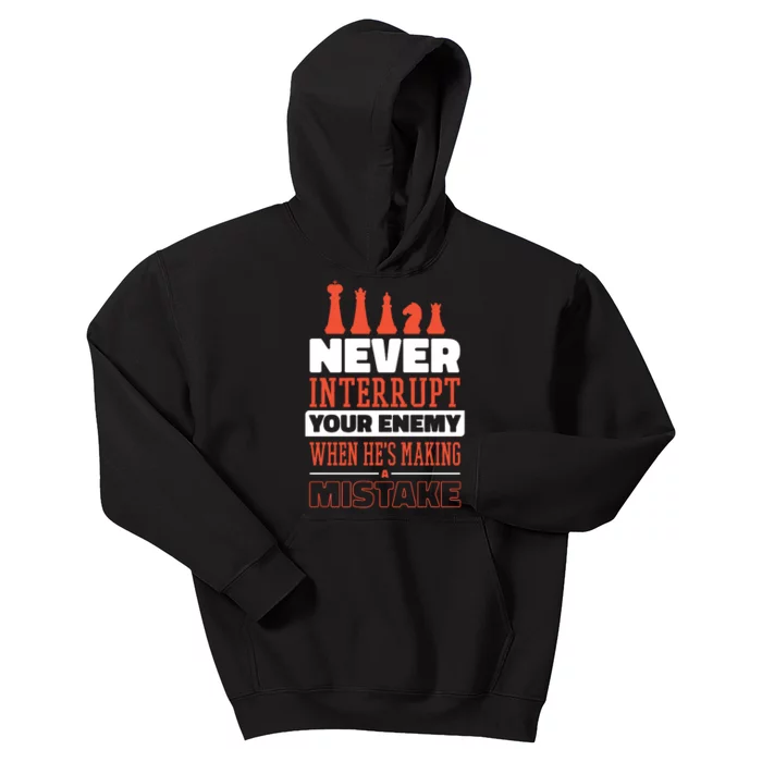 Funny Chess Quote Kids Hoodie