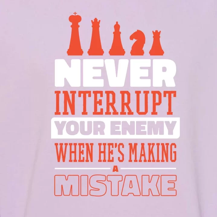 Funny Chess Quote Garment-Dyed Sweatshirt