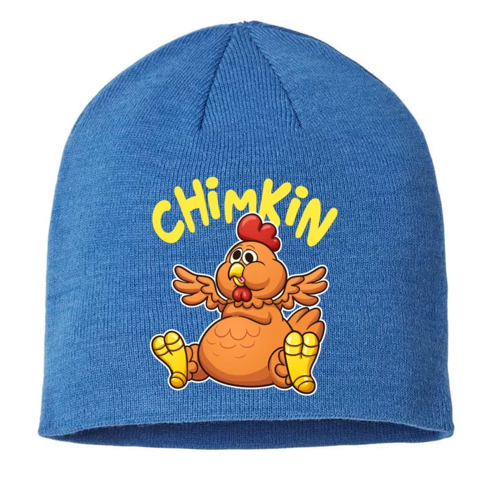 Funny Chimkin Meme Chunky Chicken 8 1/2in Sustainable Knit Beanie