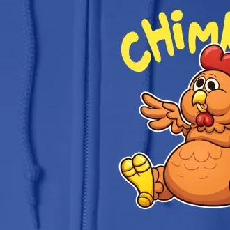 Funny Chimkin Meme Chunky Chicken Full Zip Hoodie