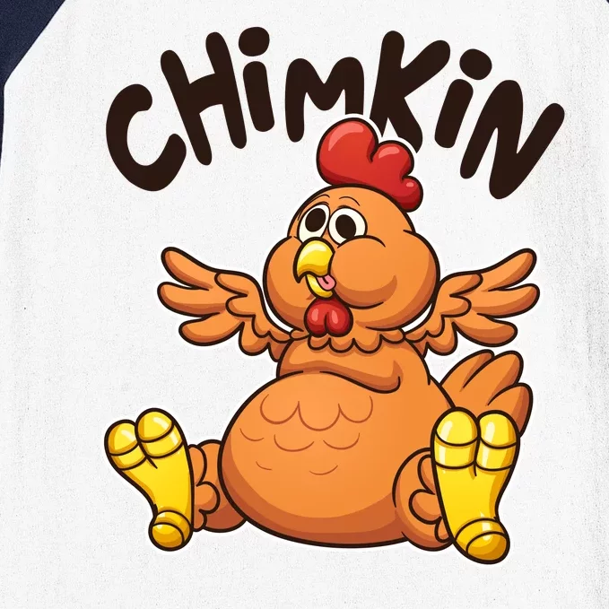 Funny Chimkin Meme Chunky Chicken Baseball Sleeve Shirt