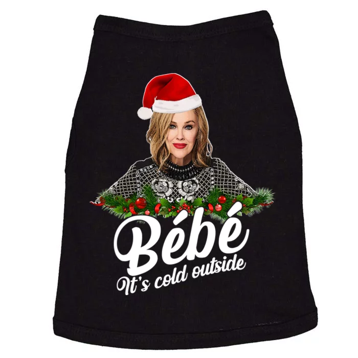 Funny Christmas Bebe It's Cold Outside Doggie Tank