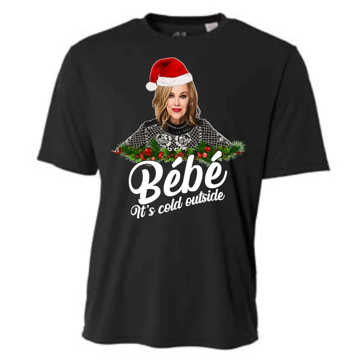 Funny Christmas Bebe It's Cold Outside Cooling Performance Crew T-Shirt