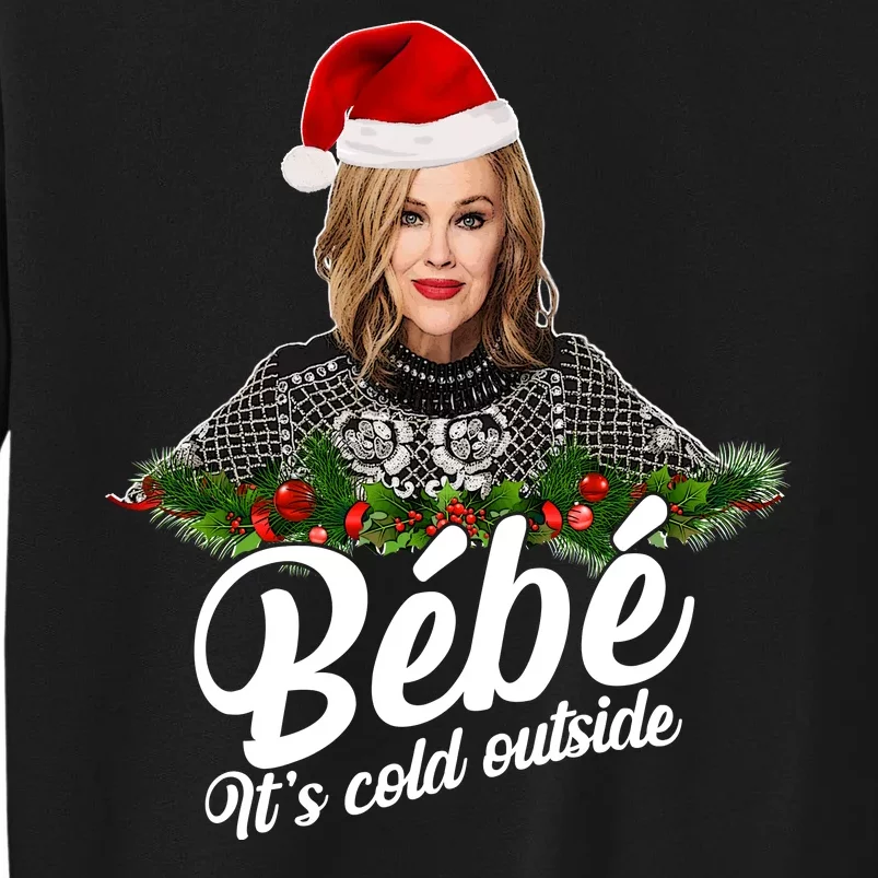 Funny Christmas Bebe It's Cold Outside Tall Sweatshirt