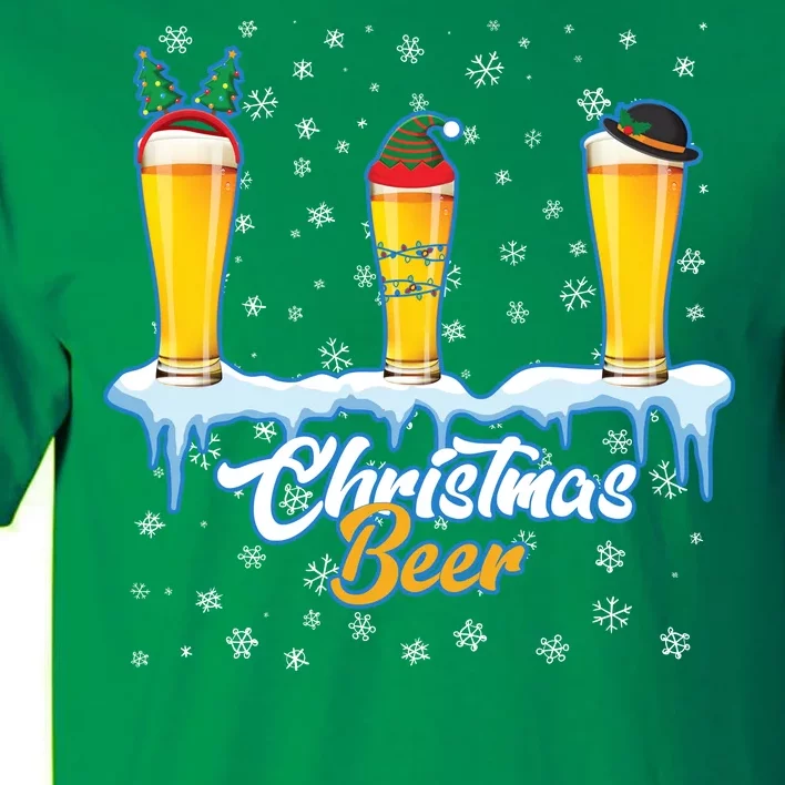 Funny Christmas Beer Tall T-Shirt