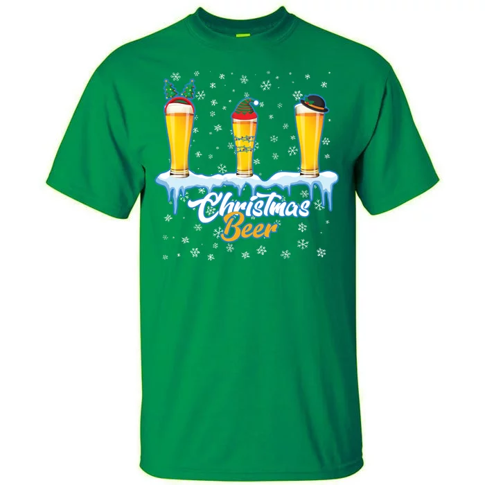 Funny Christmas Beer Tall T-Shirt