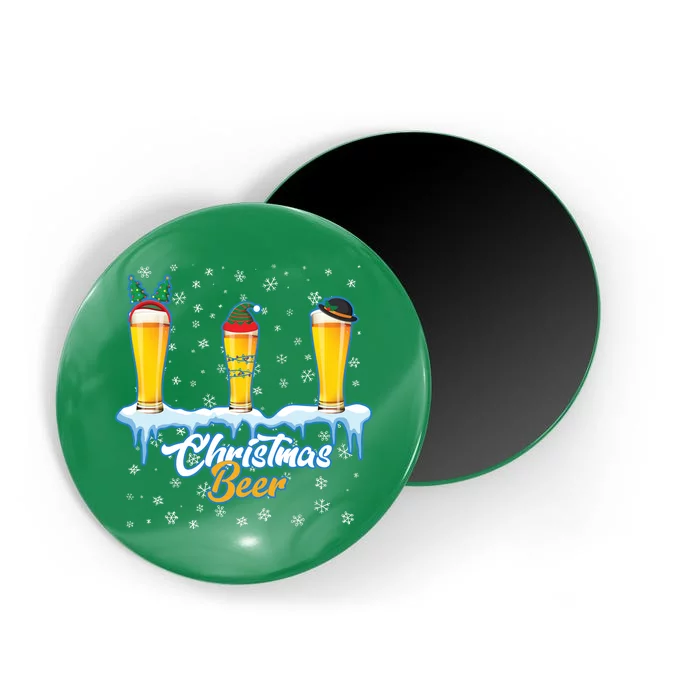 Funny Christmas Beer Magnet