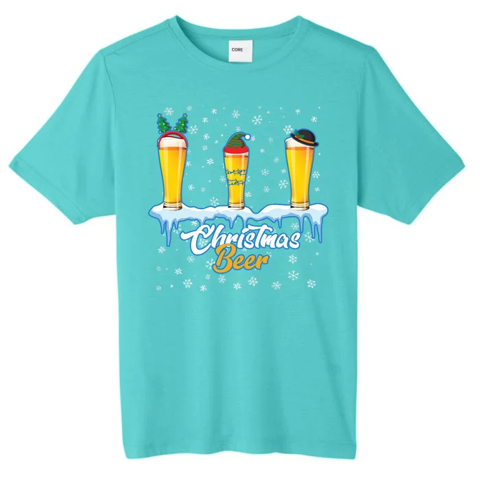 Funny Christmas Beer ChromaSoft Performance T-Shirt