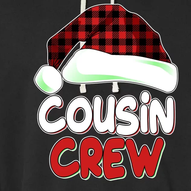 Funny Christmas Cousin Crew Matching Family Shirts Garment-Dyed Fleece Hoodie