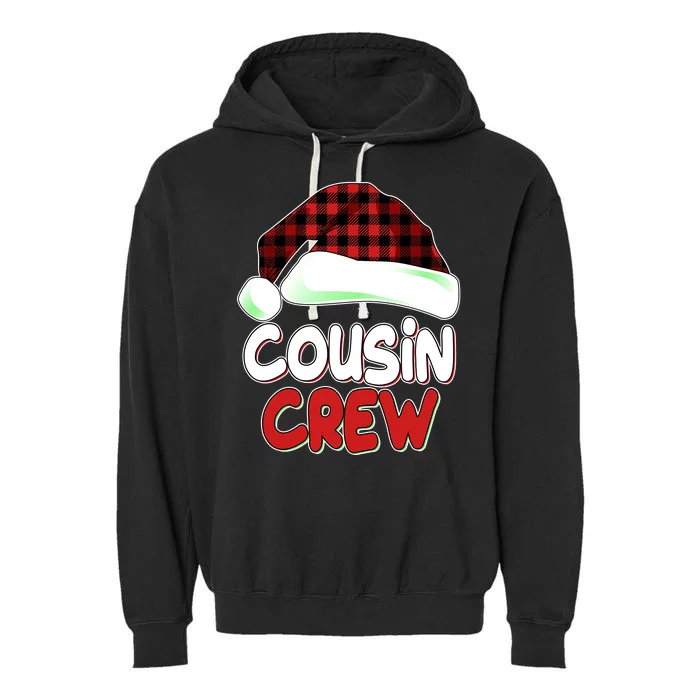 Funny Christmas Cousin Crew Matching Family Shirts Garment-Dyed Fleece Hoodie