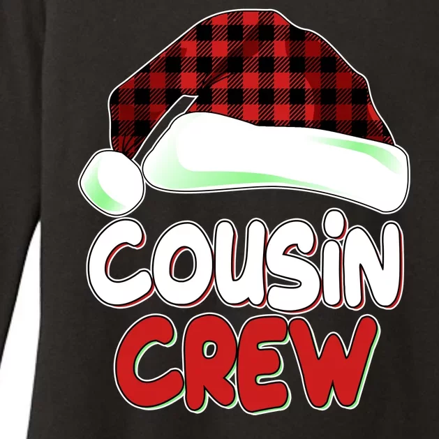 Funny Christmas Cousin Crew Matching Family Shirts Womens CVC Long Sleeve Shirt