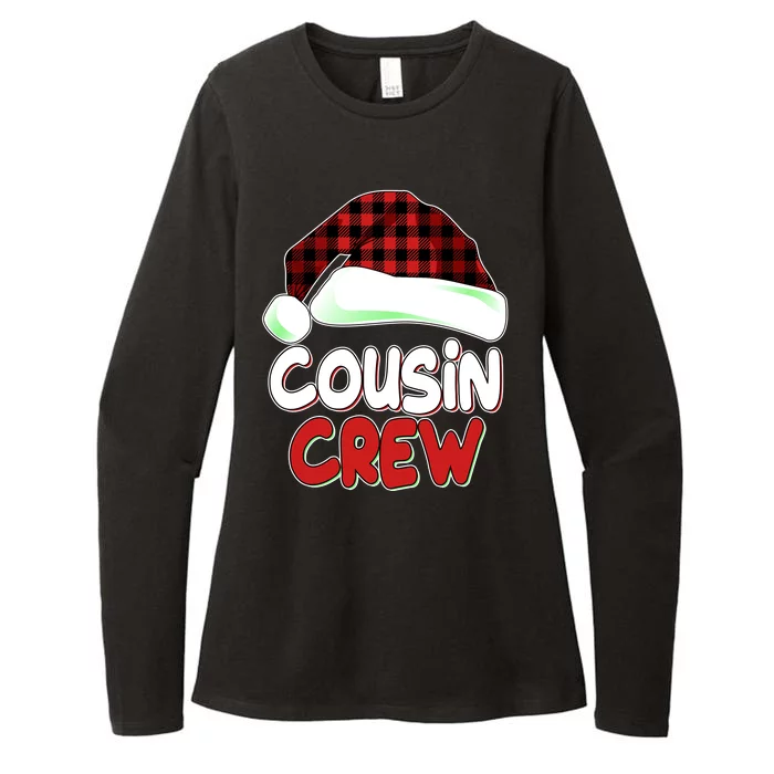 Funny Christmas Cousin Crew Matching Family Shirts Womens CVC Long Sleeve Shirt