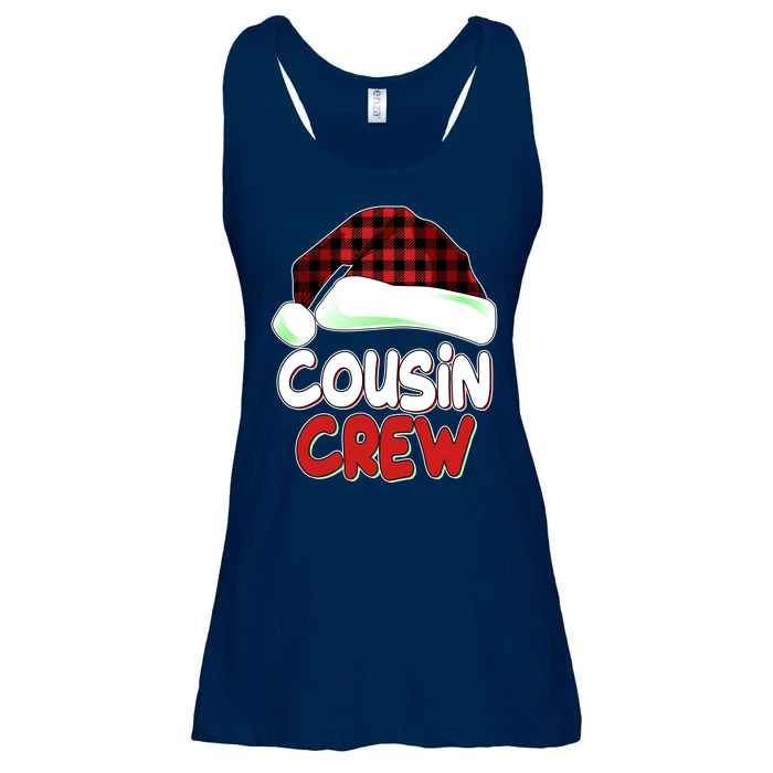 Funny Christmas Cousin Crew Matching Family Shirts Ladies Essential Flowy Tank