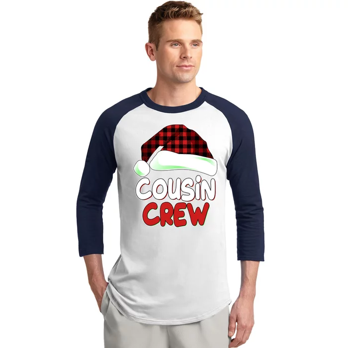 Funny Christmas Cousin Crew Matching Family Shirts Baseball Sleeve Shirt