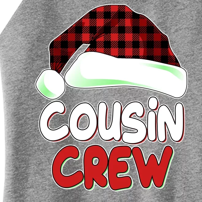 Funny Christmas Cousin Crew Matching Family Shirts Women’s Perfect Tri Rocker Tank