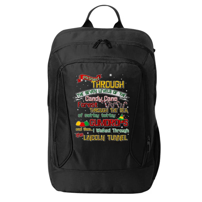 Funny Christmas Elf Map City Backpack