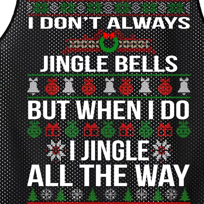 Funny Christmas I Jingle All The Way Mesh Reversible Basketball Jersey Tank