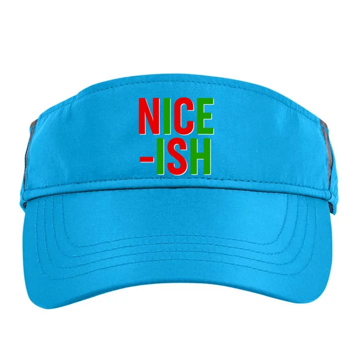 Funny Christmas Nice-ish Adult Drive Performance Visor