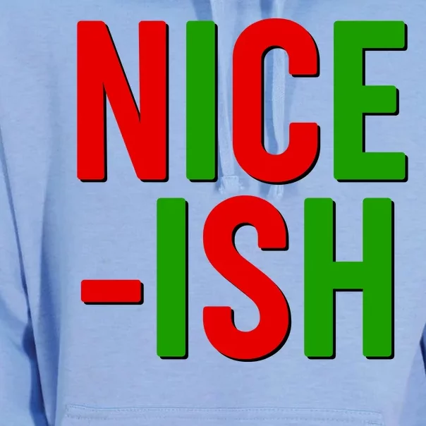 Funny Christmas Nice-ish Unisex Surf Hoodie