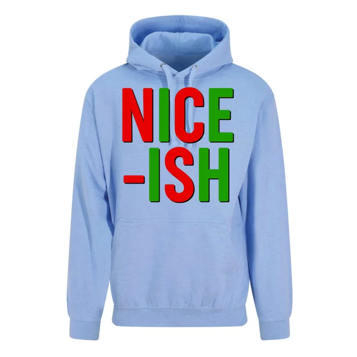 Funny Christmas Nice-ish Unisex Surf Hoodie