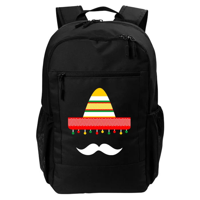 Funny Cinco De Mayo Mexican Hat Sombrero Mustache Daily Commute Backpack